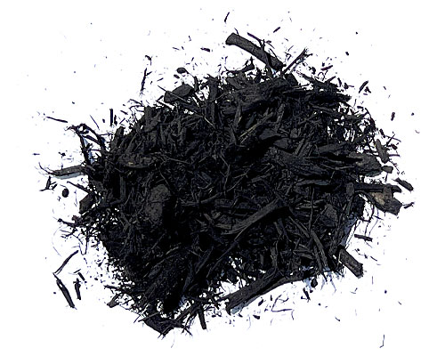 Dyed Black Hardwood Bark Mulch